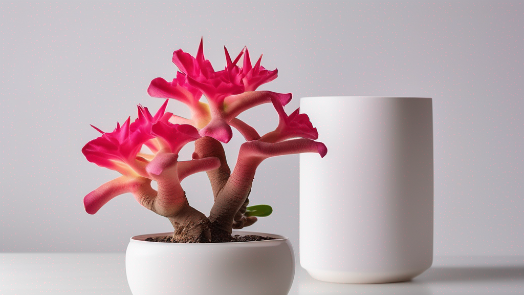 Adenium Obesum ‘Desert Rose’ – Blooming Succulent Bonsai